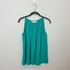Loft Halter Neck Swing Tank Top Green